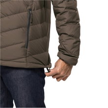 Jack Wolfskin Daunen-Winterjacke Fairmont (sehr warm, winddicht) #22 nussbraun Herren